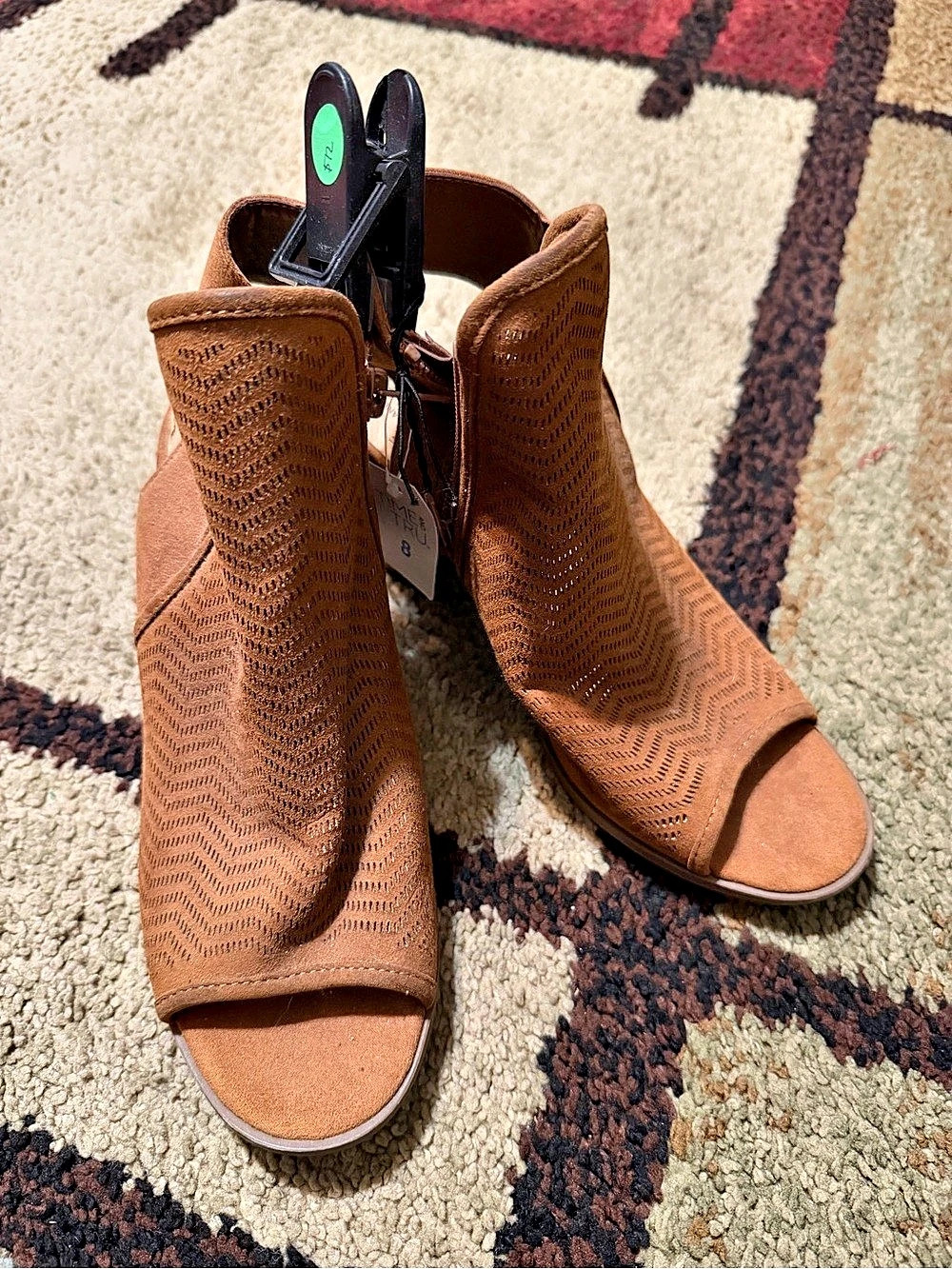Time and Tru Women's Brown Heeled Sandals